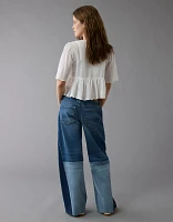 AE Stretch Low-Rise Baggy Wide-Leg Jean