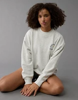 AE Everyday Luxe Pride Graphic Crew Neck Sweatshirt