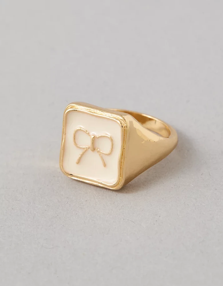 AEO Bow Signet Ring