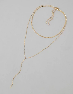 AEO Lariat Necklaces 2-Pack
