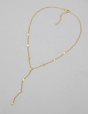 Collier lasso en forme de cœur AEO