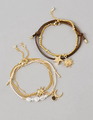 AEO Brown Bracelet 5-Pack