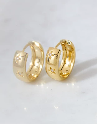 Boucles d’oreilles célestes plaquées or 14 carats de la collection Keepers AEO