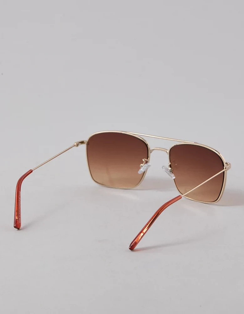 AE Ombre Metal Square Sunglasses