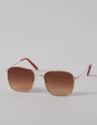 AE Ombre Metal Square Sunglasses