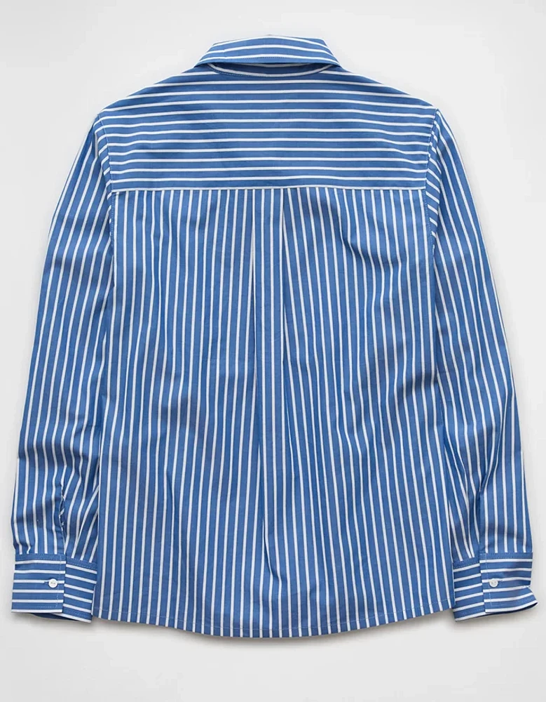 AE Long-Sleeve Button-Up Shirt