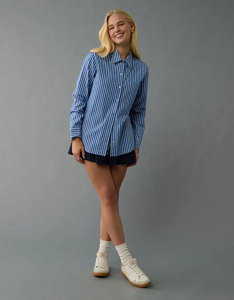 AE Long-Sleeve Button-Up Shirt