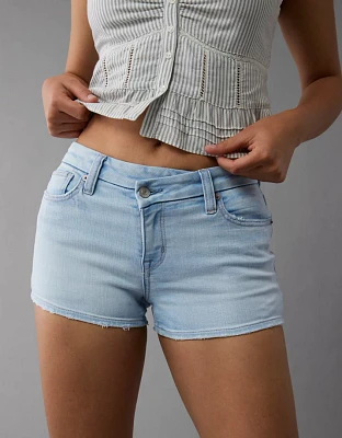 AE Next Level Curvy High-Waisted Denim Short
