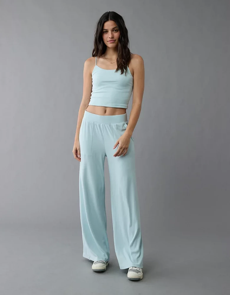 Pyjama avec camisole pelucheuse AE