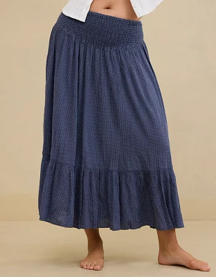 Aerie V-Waist Maxi Skirt