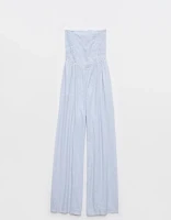 Aerie Strapless Smocked Jumpsuit
