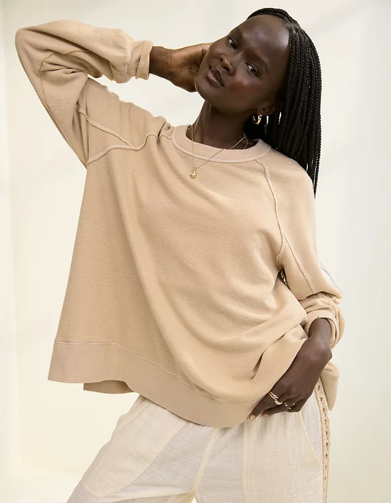 Aerie East West Crew Sweatshirt