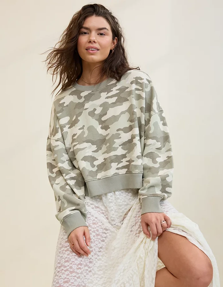 Aerie Take It Easy Crew Sweatshirt