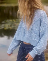 Aerie Take It Easy Crew Sweatshirt