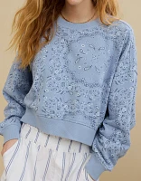 Aerie Take It Easy Crew Sweatshirt