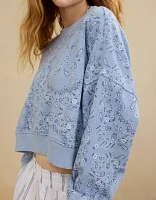 Aerie Take It Easy Crew Sweatshirt