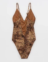 Aerie Plunge One Piece Swimsuit