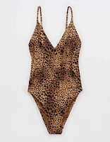 Aerie Plunge One Piece Swimsuit