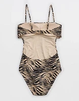 Aerie Strapless One Piece Swimsuit