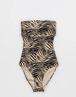 Aerie Strapless One Piece Swimsuit