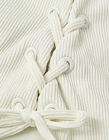 Aerie Ribbed Scoop One Piece Swimsuit