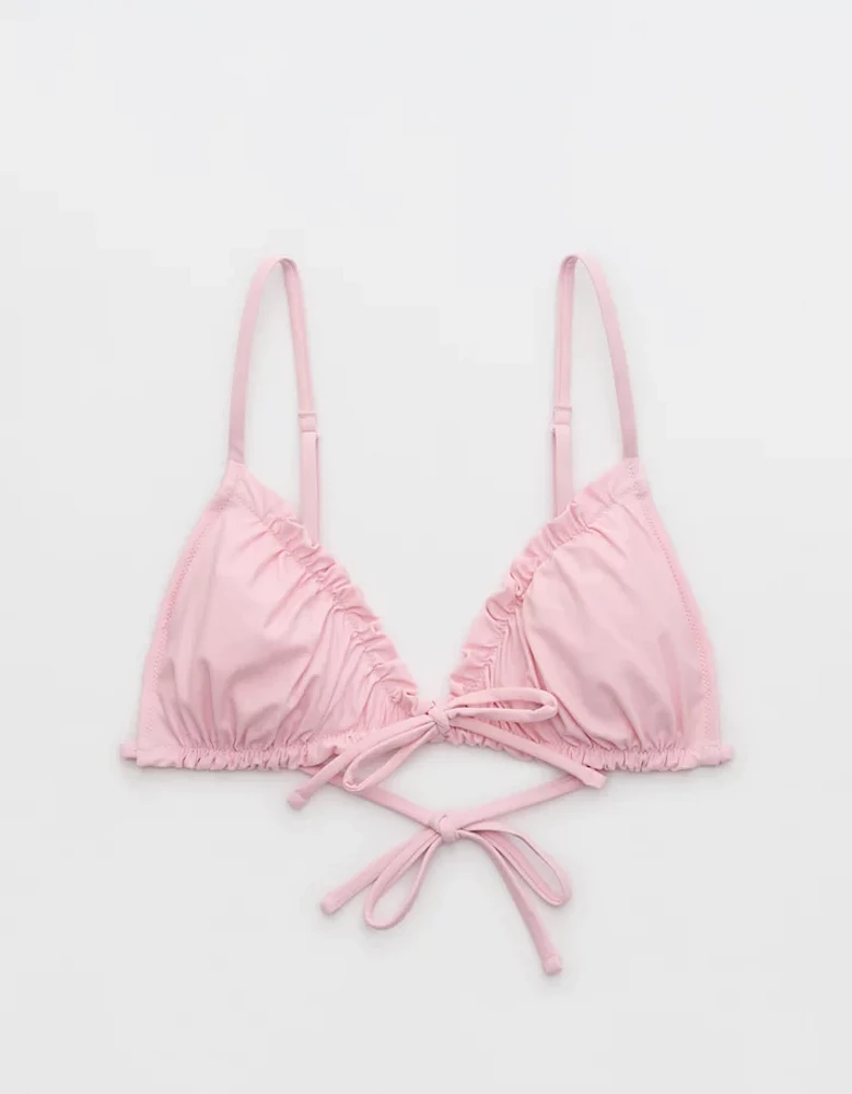 Aerie Ruffle String Bikini Top