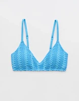 Aerie Cloudweave Crochet Voop Bikini Top