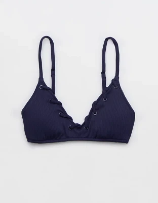 Aerie Ribbed Voop Bikini Top