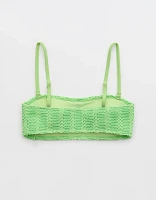 Aerie The Boardwalker Cloudweave Crochet Bikini Top
