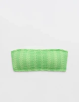 Aerie The Boardwalker Cloudweave Crochet Bikini Top