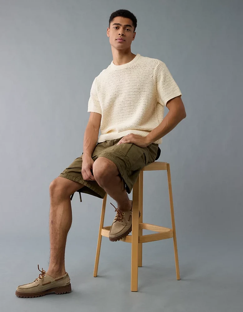 T-shirt en tricot ajouré AE