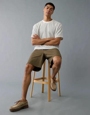 AE Boxy Textured Striped T-Shirt
