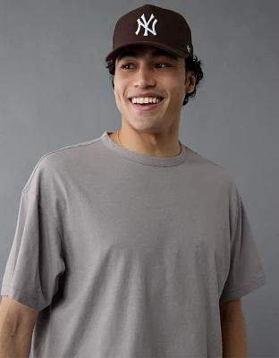 AE Boxy Linen-Blend T-Shirt