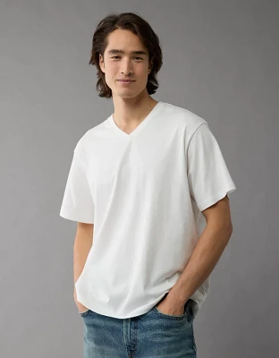 T-shirt à encolure en V déjà porté AE