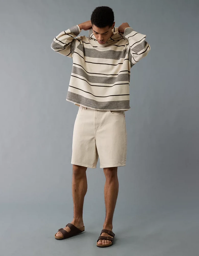 AE Striped Terry Baja Hoodie