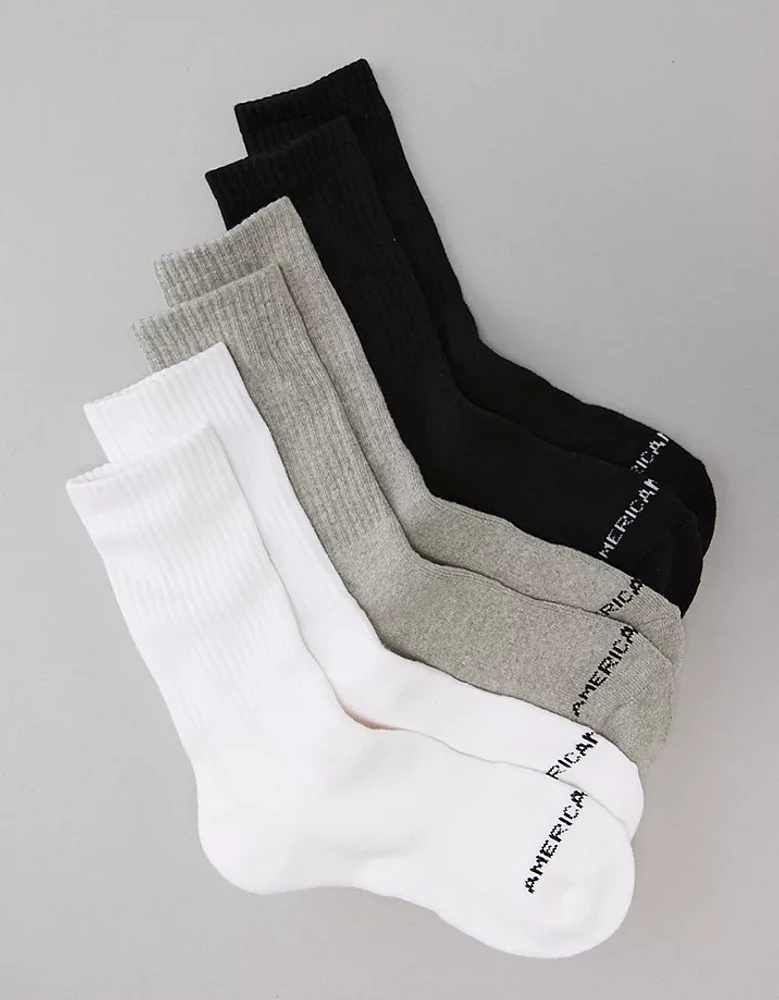 Ensemble de 3 paires mi-chaussettes AE