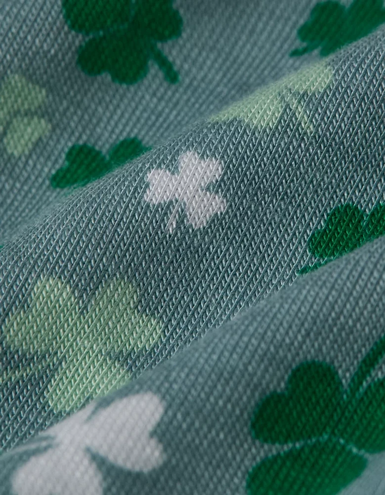 AEO Men's St. Patrick's Day Clovers Slim Knit Ultra Soft Boxer Short