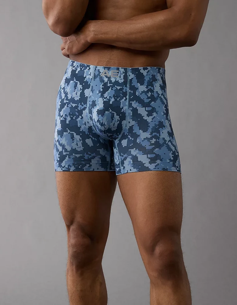 Caleçon boxeur ajusté StealthMode de 4,5 po camouflage pour hommes AEO