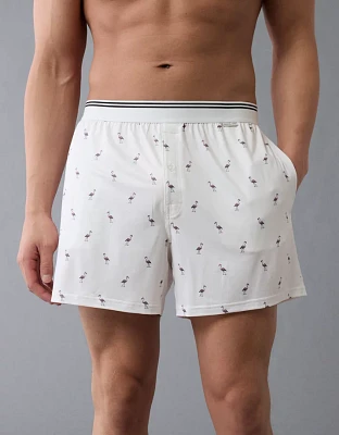 AEO Men's Flamingos Ultra Soft Pocket Boxer Short