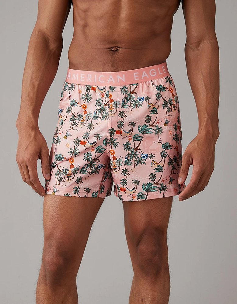 Caleçon boxeur ultradoux avec poche tropical pour hommes AEO