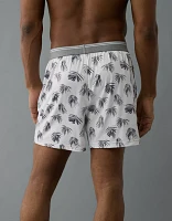 AEO Men's Palm Leaves Ultra Soft Pocket Boxer Short