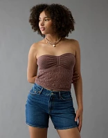 AE 6" Strigid Curvy Super High-Waisted Relaxed Denim Short