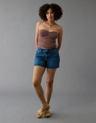 AE 6" Strigid Curvy Super High-Waisted Relaxed Denim Short