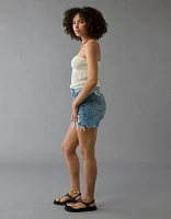 AE 6" Strigid Curvy Ripped Super High-Waisted Relaxed Denim Short