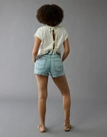 AE Strigid Curvy Ripped Super High-Waisted Relaxed Short