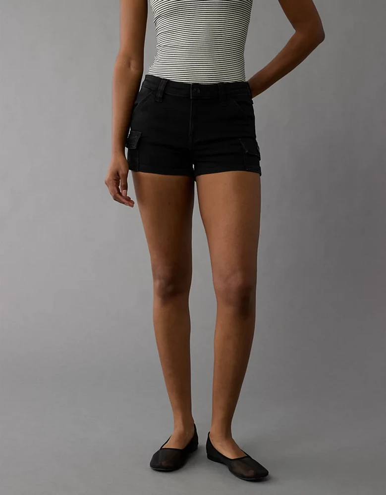 AE Next Level High-Waisted Denim Short