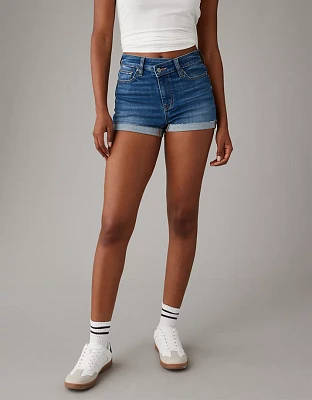AE Next Level High-Waisted Denim Short