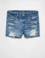AE Next Level Ripped High-Waisted Denim Short