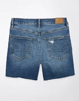AE 6" Strigid Super High-Waisted Relaxed Ripped Denim Short