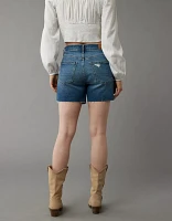 AE 6" Strigid Super High-Waisted Relaxed Ripped Denim Short